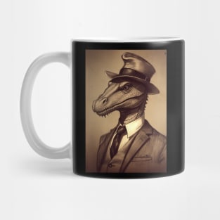 Cool Dragon in Suit and Hat Mug